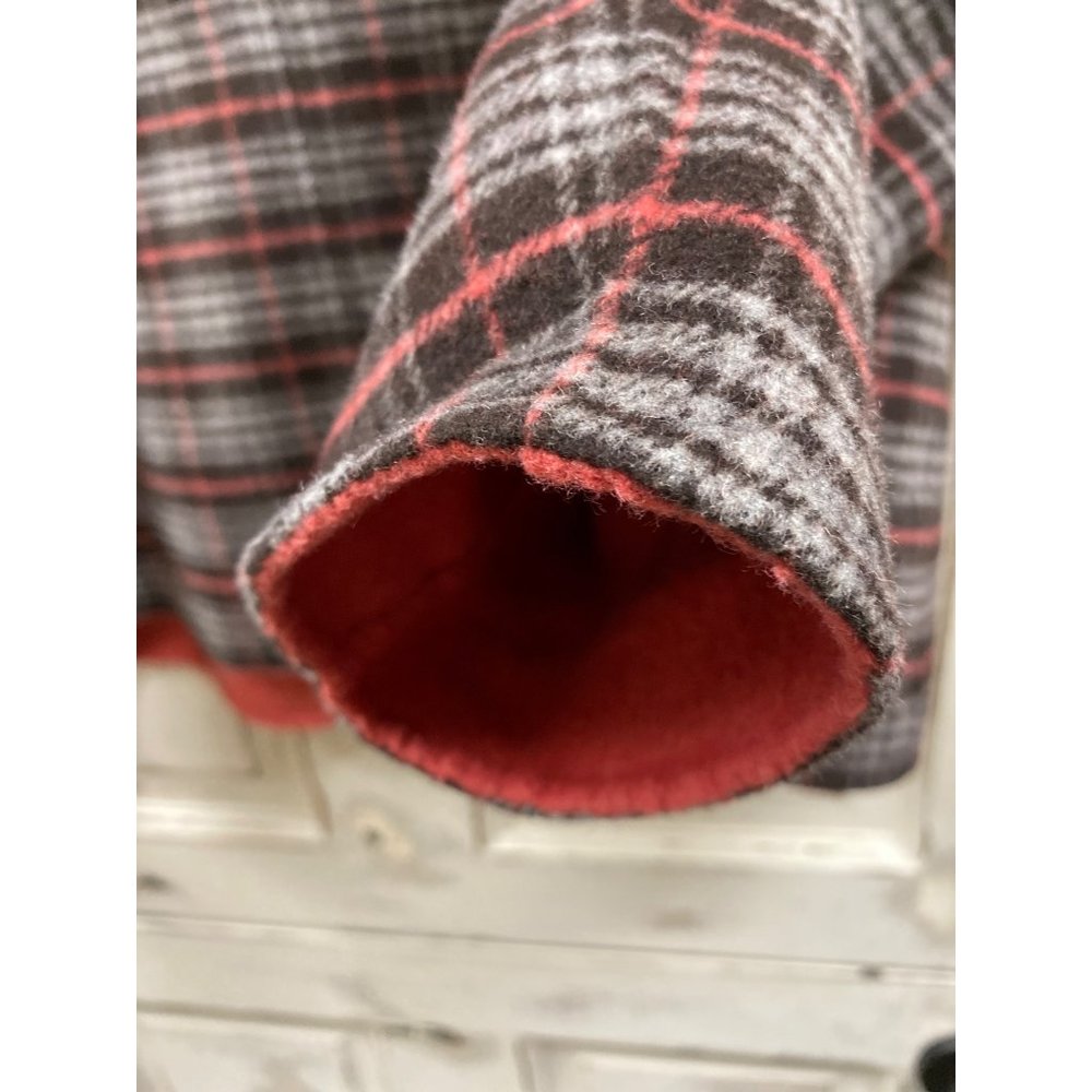 Pendleton Wool Reversible Jacket Raspberry Plaid … - image 3